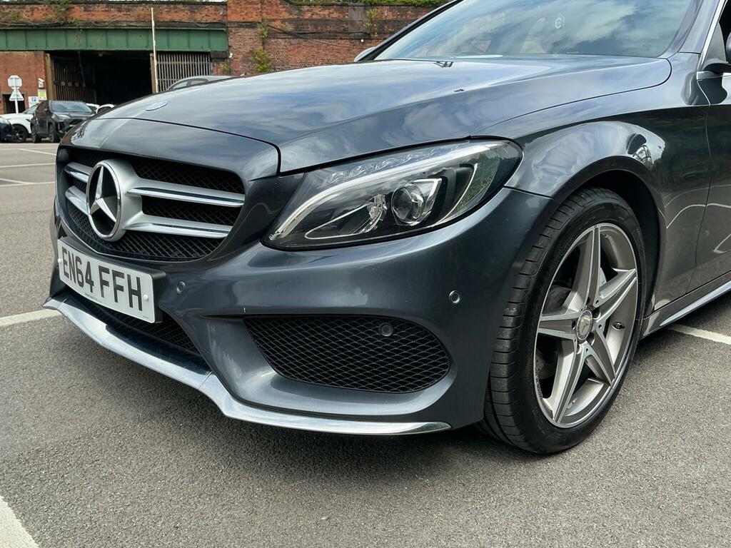 Mercedes-Benz C Class 1.6 C200 Bluetec Amg Line Euro 6 Ss Grey #6