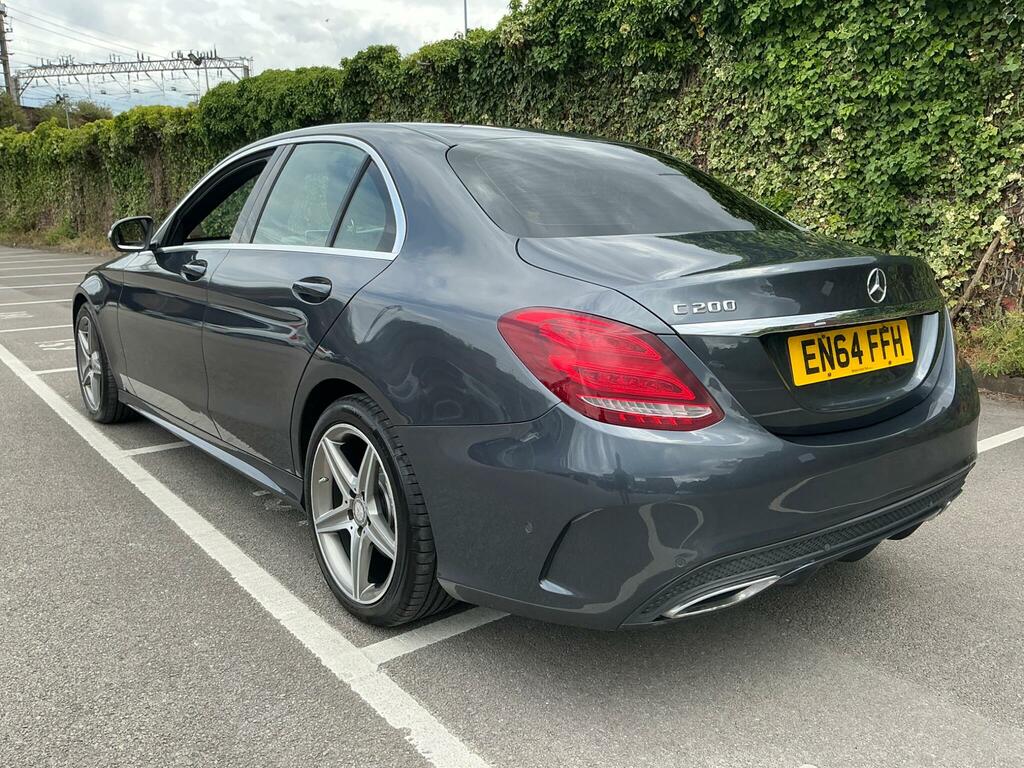Mercedes-Benz C Class 1.6 C200 Bluetec Amg Line Euro 6 Ss Grey #5