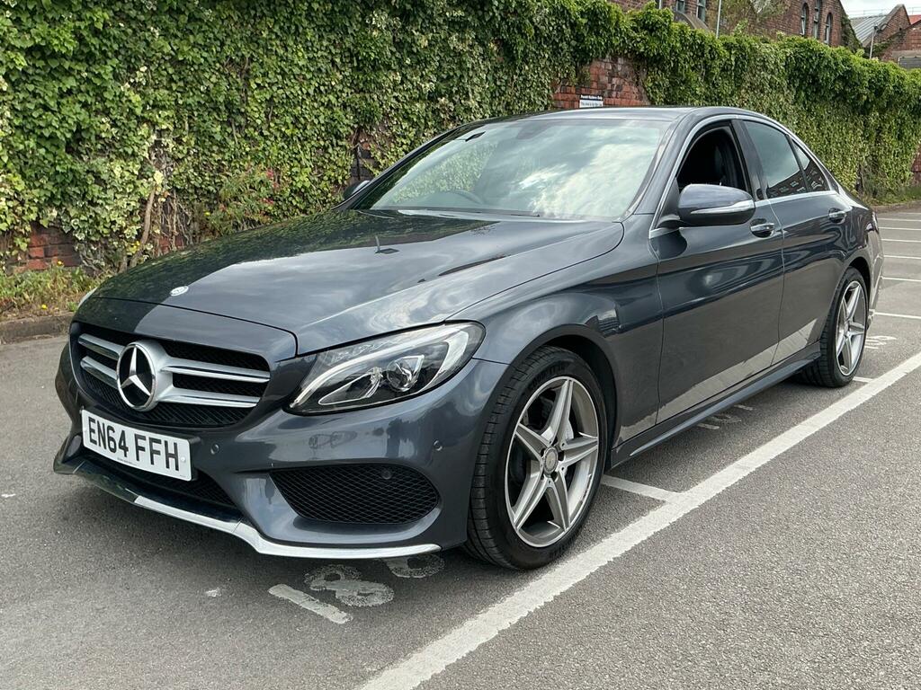 Mercedes-Benz C Class 1.6 C200 Bluetec Amg Line Euro 6 Ss Grey #4