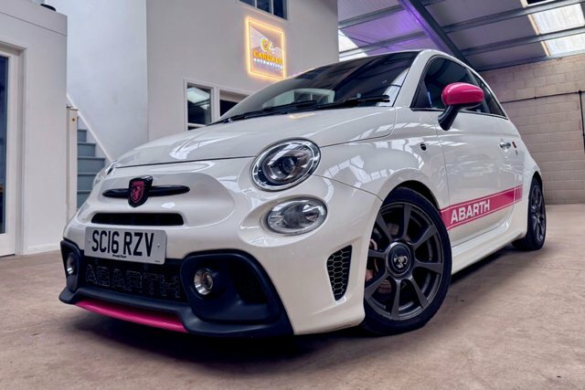 Abarth 595 1.4 T-jet Hatchback Euro 6 145 White