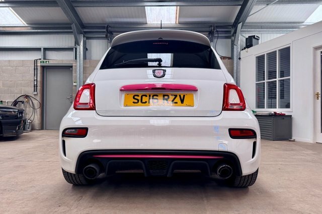 Abarth 595 1.4 T-jet Hatchback Euro 6 145 White #4