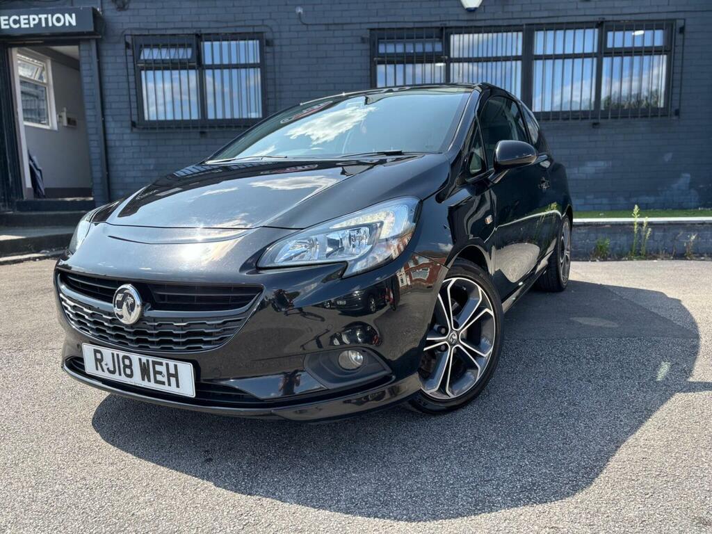 Vauxhall Corsa Hatchback 1.4I Turbo Black Edition Euro 6 Ss RJ18WEH Black #5