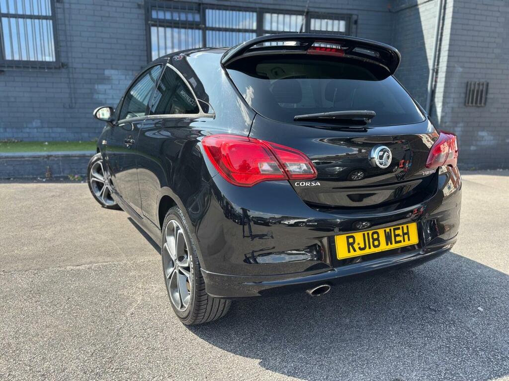 Vauxhall Corsa Hatchback 1.4I Turbo Black Edition Euro 6 Ss RJ18WEH Black #6