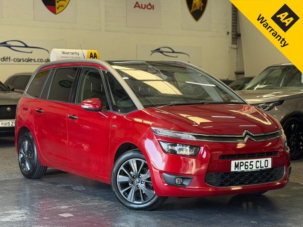 Citroen Grand C4 Picasso Mpv 1.6 Bluehdi Exclusive 201665 Red