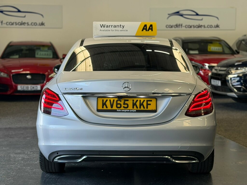 Mercedes-Benz C Class Saloon 2.1 C220d Sport 201565 KV65KKF Silver #5