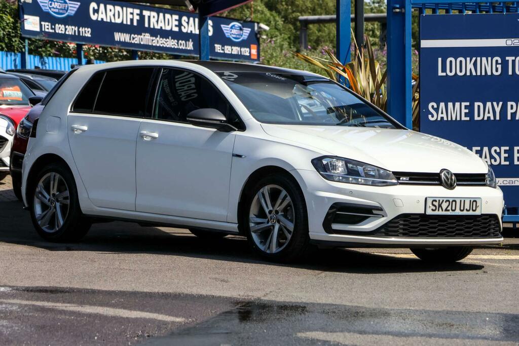 Volkswagen Golf 2.0 Tdi R-line Dsg Euro 6 Ss SK20UJO White #2