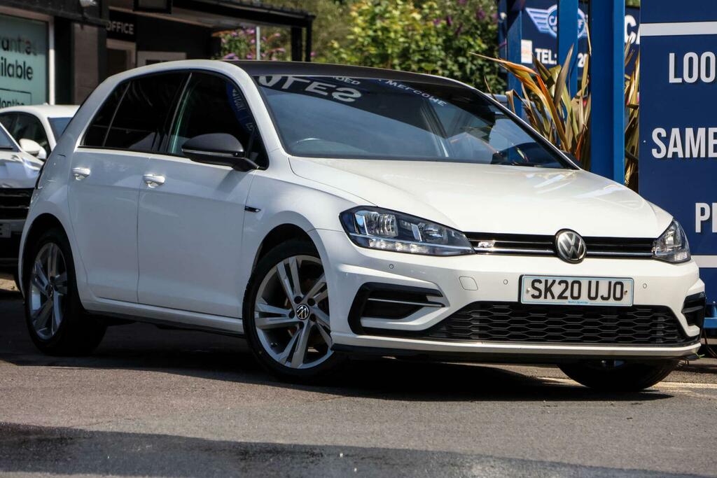 Volkswagen Golf 2.0 Tdi R-line Dsg Euro 6 Ss White