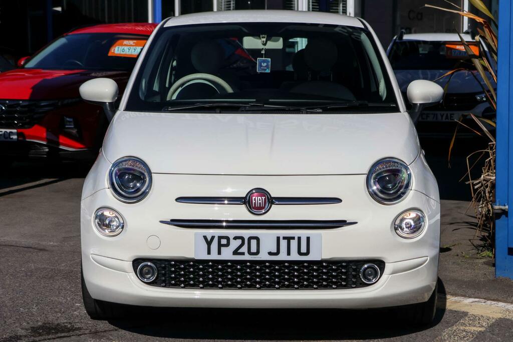 Fiat 500 Lounge White #6