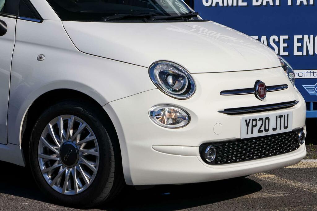 Fiat 500 Lounge White #3