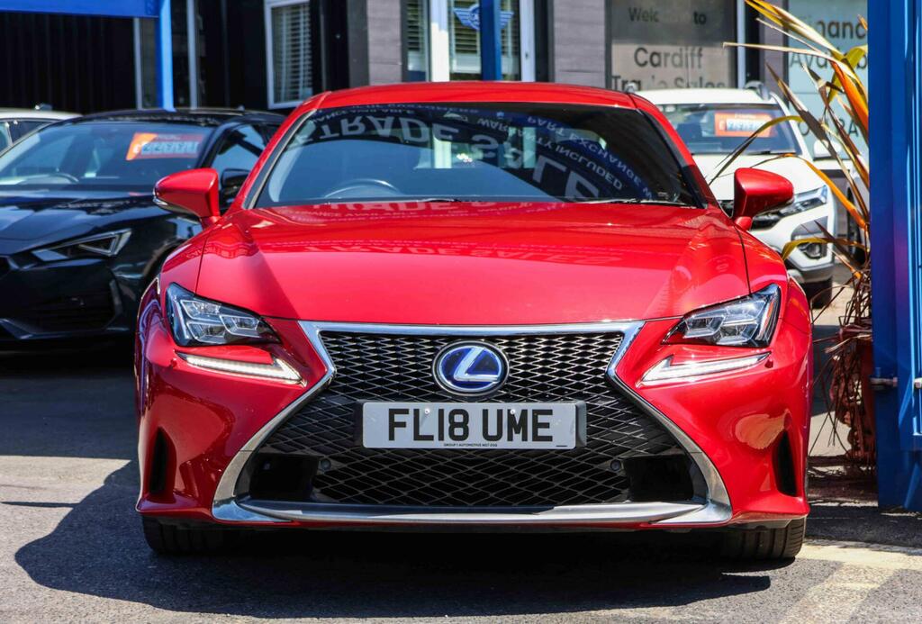 Lexus RC F Sport Red #3