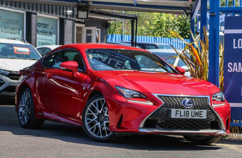 Lexus RC F Sport Red