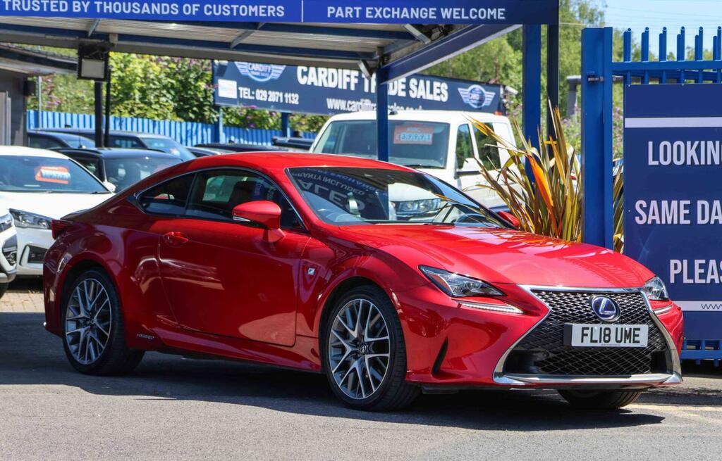 Lexus RC F Sport Red #2