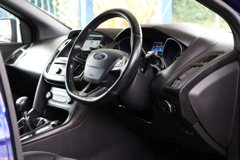 Ford Focus 1.0T Ecoboost St-line Euro 6 Ss FM17LKC Blue #4