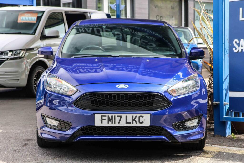 Ford Focus 1.0T Ecoboost St-line Euro 6 Ss FM17LKC Blue #3