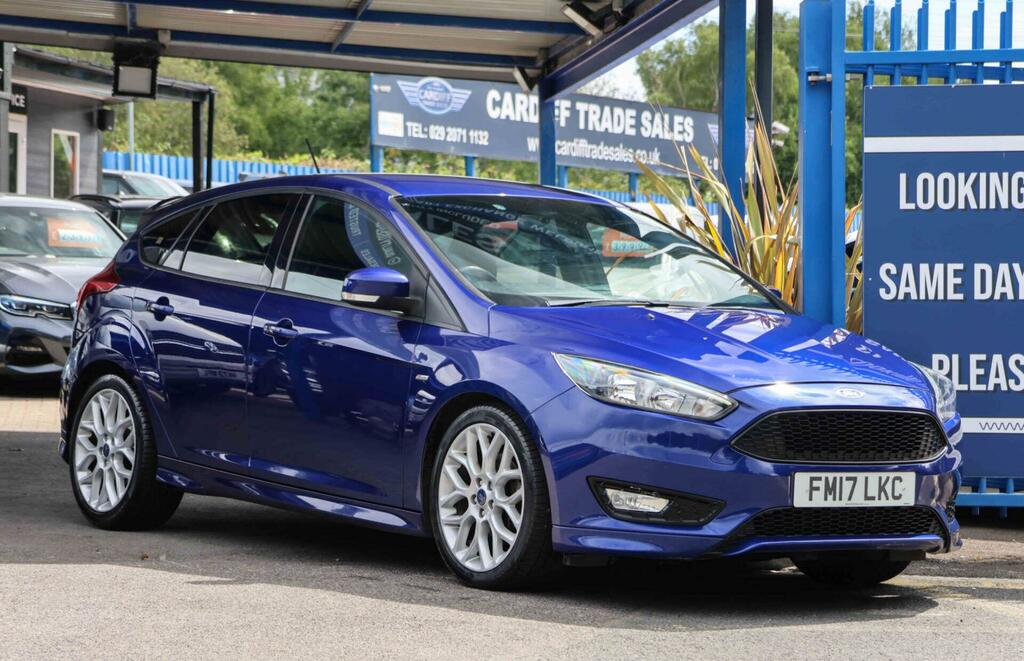 Ford Focus 1.0T Ecoboost St-line Euro 6 Ss FM17LKC Blue #2