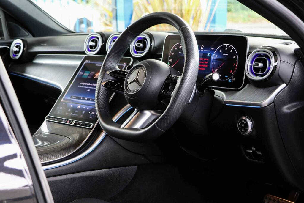 Mercedes-Benz C Class Amg Line Black #5