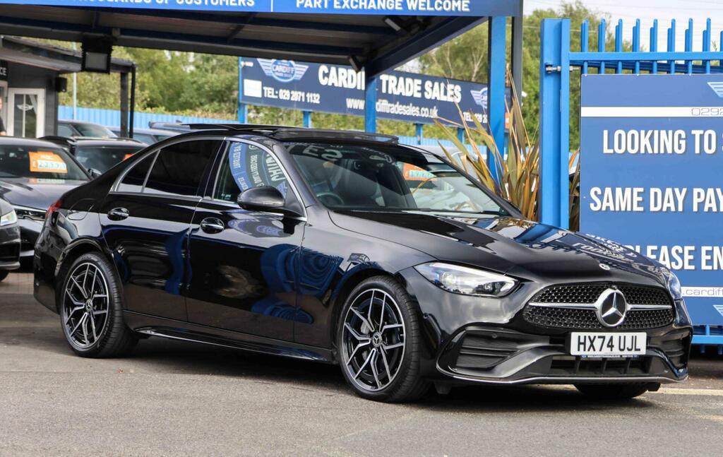 Mercedes-Benz C Class Amg Line Black #2