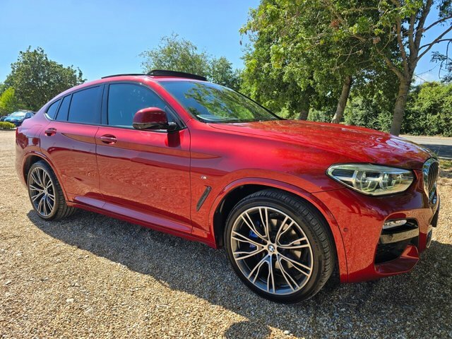 BMW X4 20D M Sport Suv Red #5