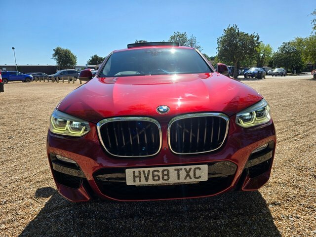 BMW X4 20D M Sport Suv Red #2
