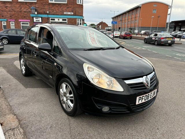 Vauxhall Corsa Hatchback PF08EJN Black #2