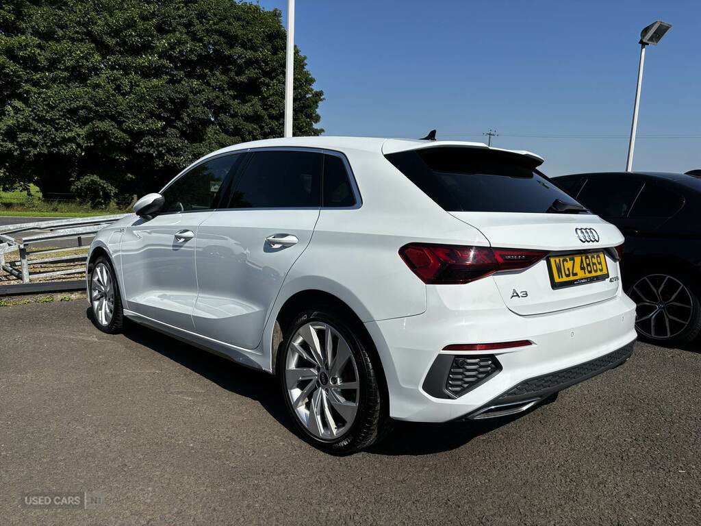 Audi A3 40 Tfsi E S Line S Tronic WGZ4869 White #5