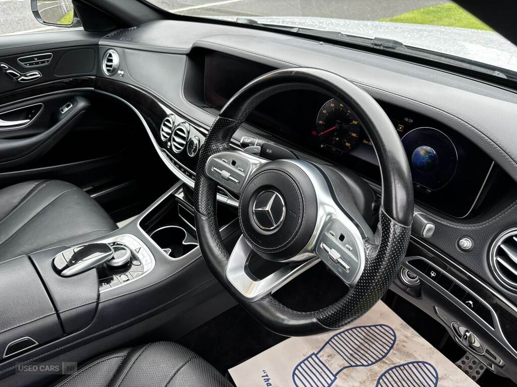 Mercedes-Benz S Class Saloon 2.9 S350d Amg Line Premium G-tronic Euro White #8