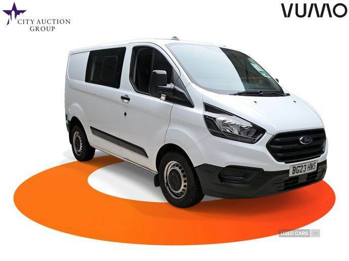Ford Transit Custom 2.0 Ecoblue 105Ps Low Roof D Cab Leader Van White
