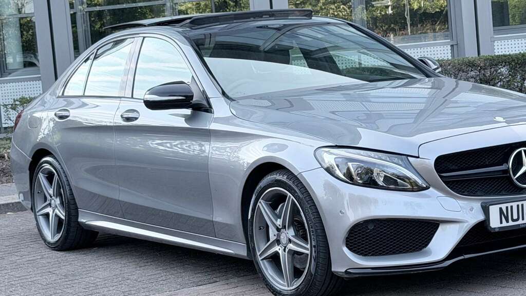 Mercedes-Benz C Class 2.0 C200 Amg Line Premium Silver #5