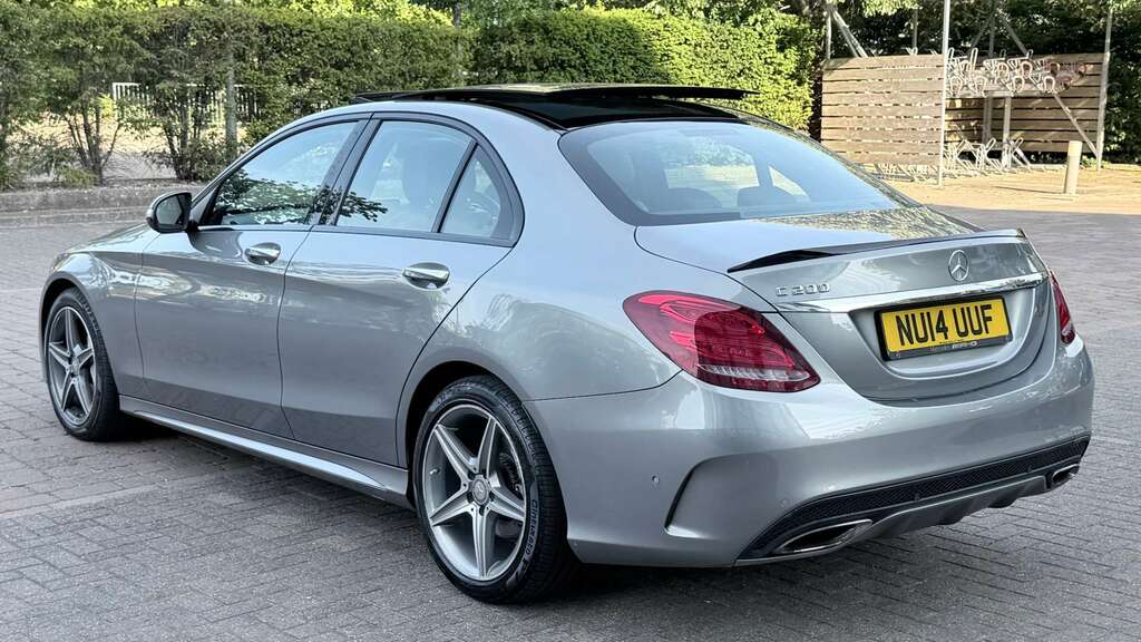Mercedes-Benz C Class 2.0 C200 Amg Line Premium Silver #4