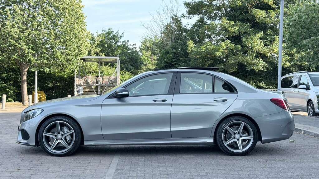 Mercedes-Benz C Class 2.0 C200 Amg Line Premium Silver #6