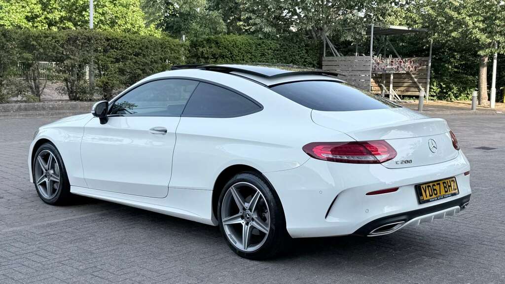 Mercedes-Benz C Class 2.0 C 200 Amg Line Premium YD67BHZ White #6