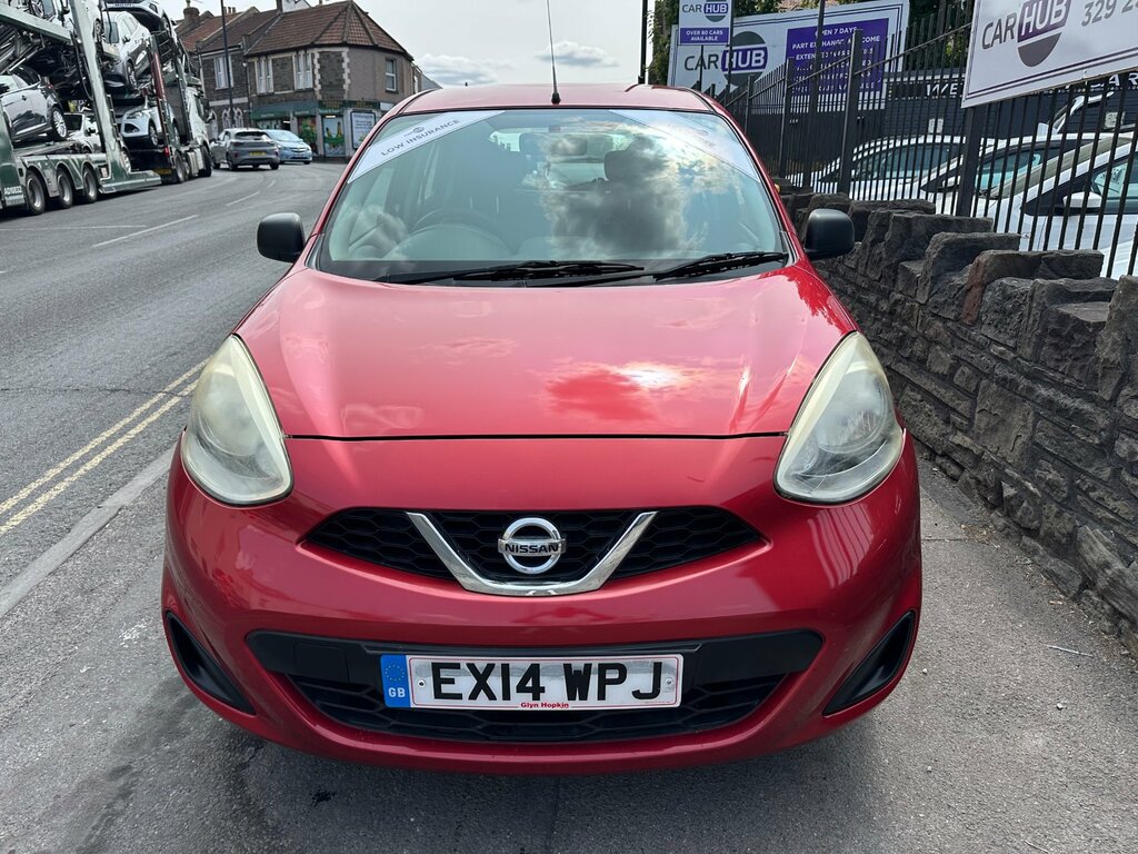 Nissan Micra 1.2 Visia Hatchback Euro 5 80 P Red #2