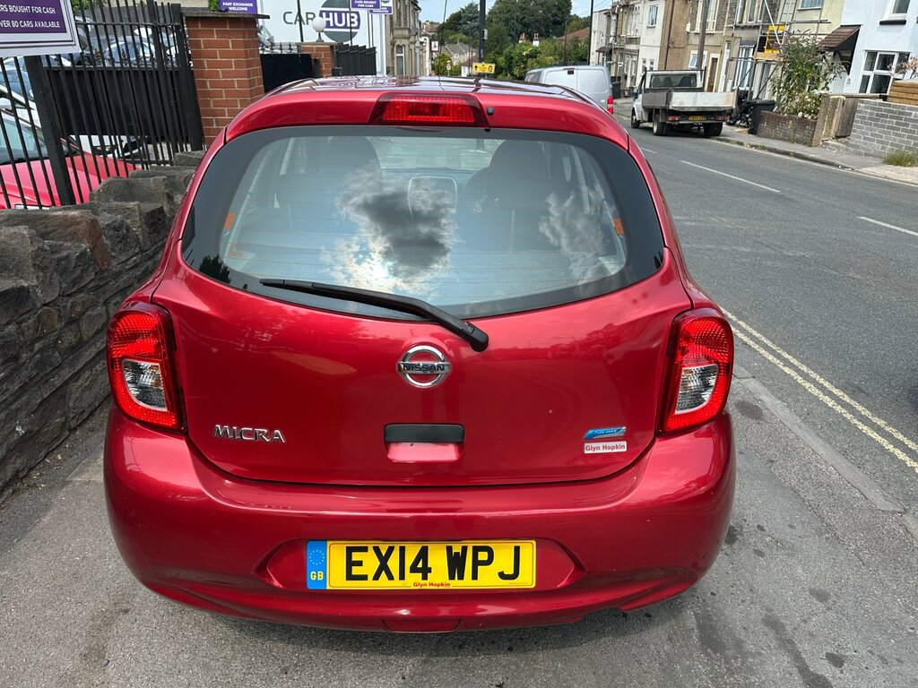Nissan Micra 1.2 Visia Hatchback Euro 5 80 P Red #4