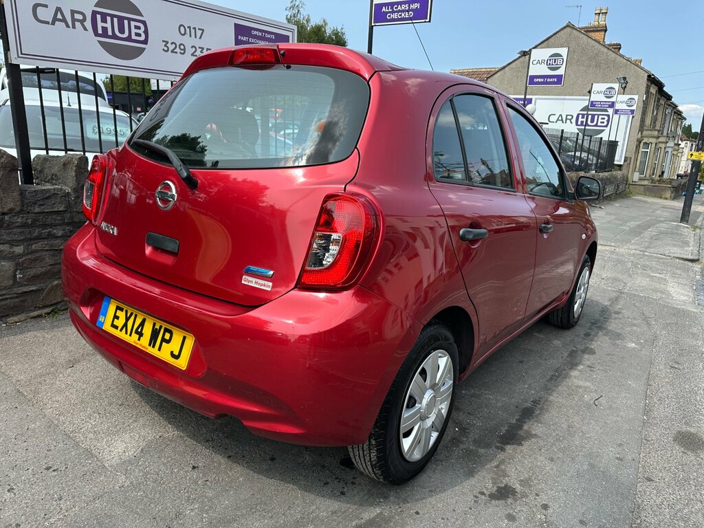 Nissan Micra 1.2 Visia Hatchback Euro 5 80 P Red #5