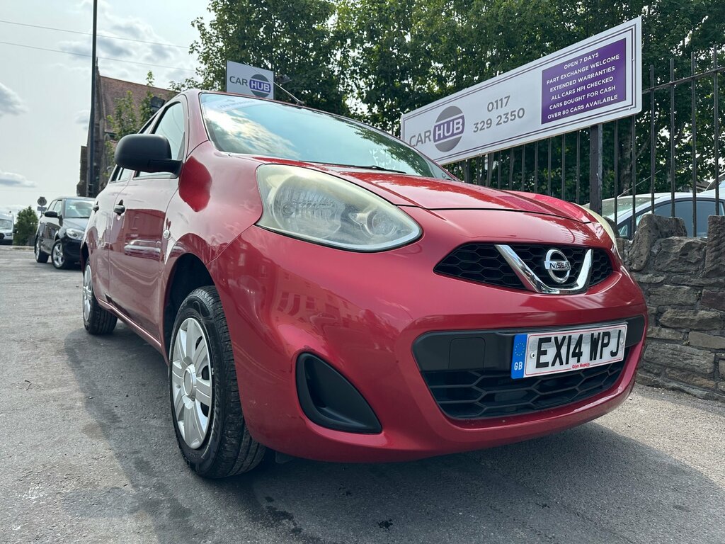 Nissan Micra 1.2 Visia Hatchback Euro 5 80 P Red