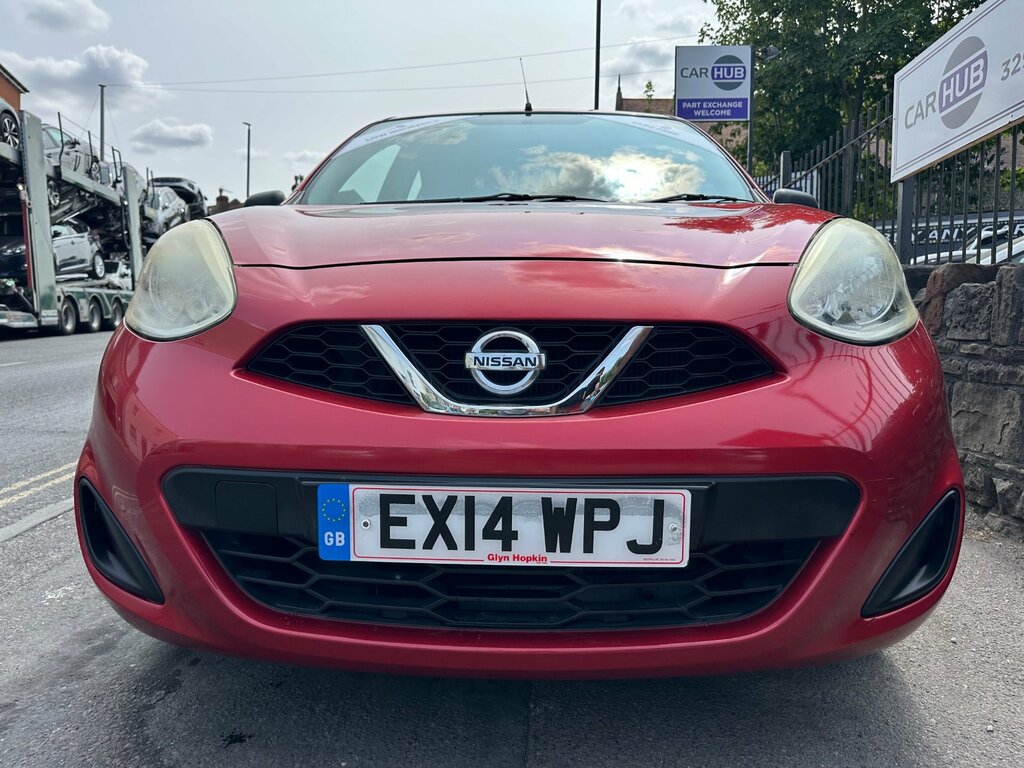 Nissan Micra 1.2 Visia Hatchback Euro 5 80 P Red #3