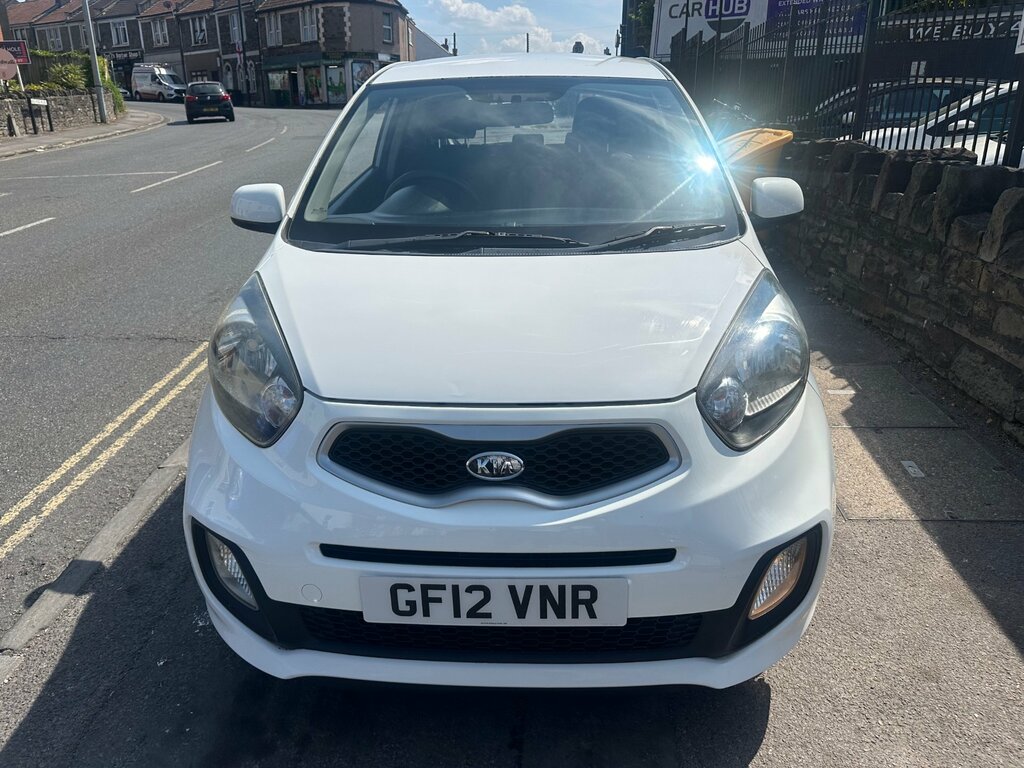 Kia Picanto 1.0 1 Hatchback Euro 5 68 Bhp GF12VNR White #3