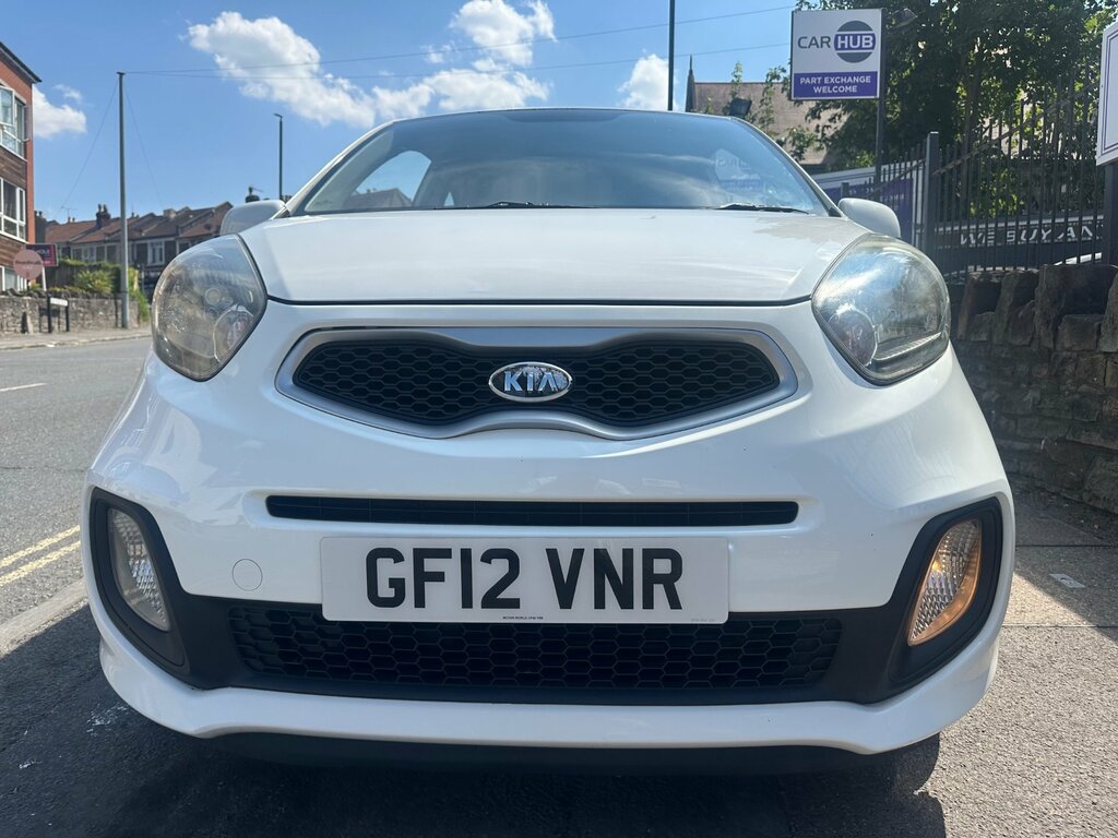 Kia Picanto 1.0 1 Hatchback Euro 5 68 Bhp GF12VNR White #2