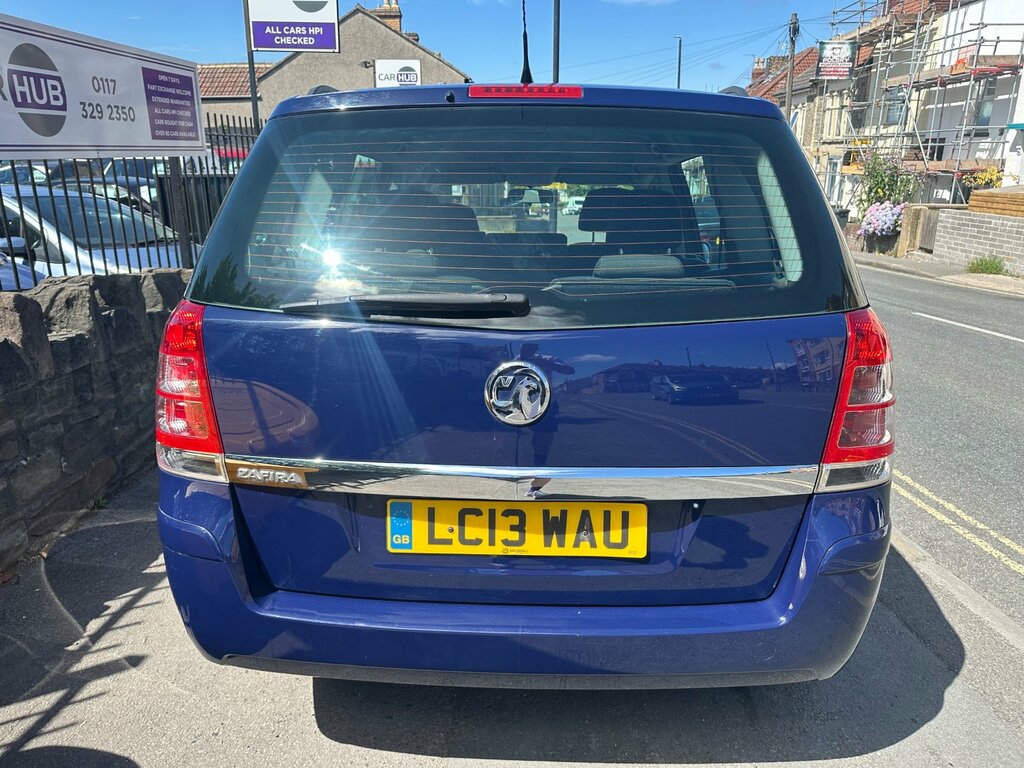 Vauxhall Zafira 1.6 16V Exclusiv Mpv Euro 5 115 Blue #4