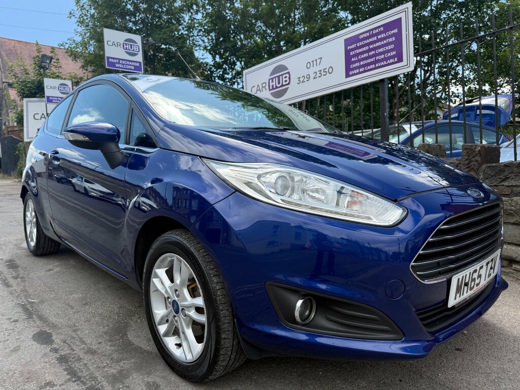 Ford Fiesta 1.25 Zetec Hatchback Euro 6 82 Blue