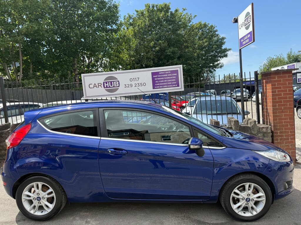 Ford Fiesta 1.25 Zetec Hatchback Euro 6 82 Blue #4