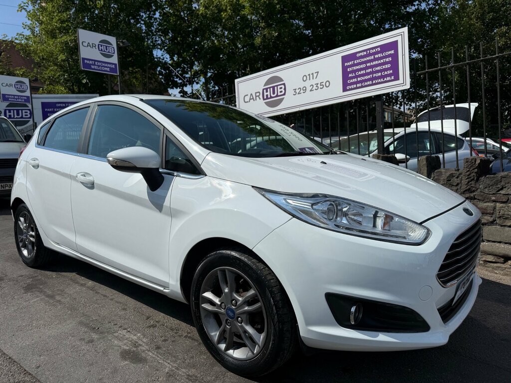 Ford Fiesta 1.25 Zetec Hatchback Euro 6 82 White