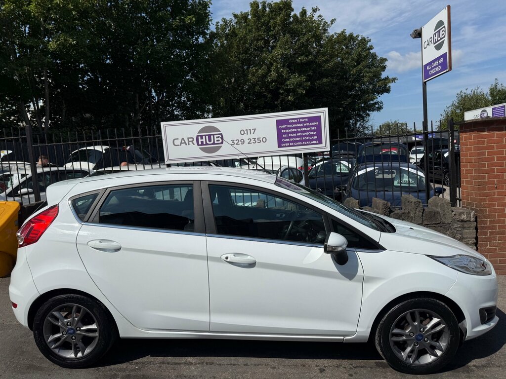 Ford Fiesta 1.25 Zetec Hatchback Euro 6 82 White #4