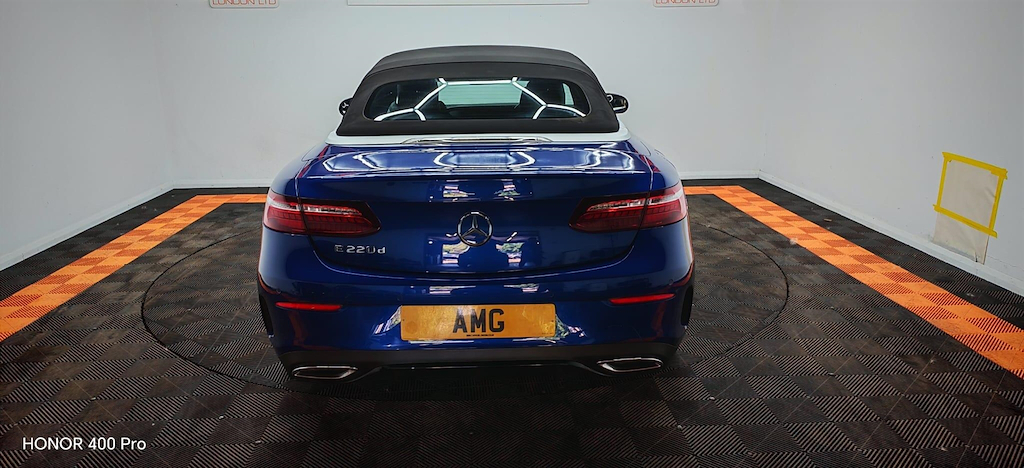 Mercedes-Benz E Class 2.0 D Amg Line Night Edition Premium Plus Cabrio GC67EDY Blue #6