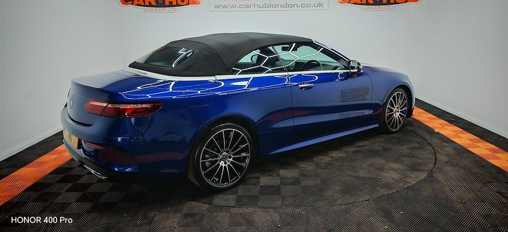 Mercedes-Benz E Class 2.0 D Amg Line Night Edition Premium Plus Cabrio GC67EDY Blue #3