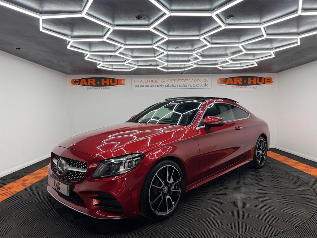 Mercedes-Benz C Class 2.0 Amg Line Premium Plus G-tronic Euro 6 Ss Red #4