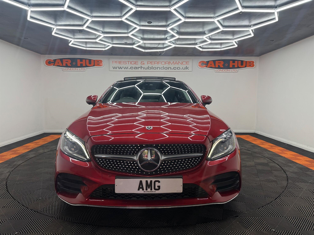 Mercedes-Benz C Class 2.0 Amg Line Premium Plus G-tronic Euro 6 Ss Red #2