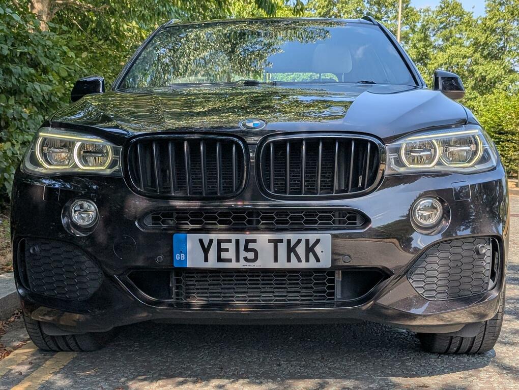 BMW X5 3.0 40D M Sport Xdrive Euro 6 Ss YE15TKK Black #4