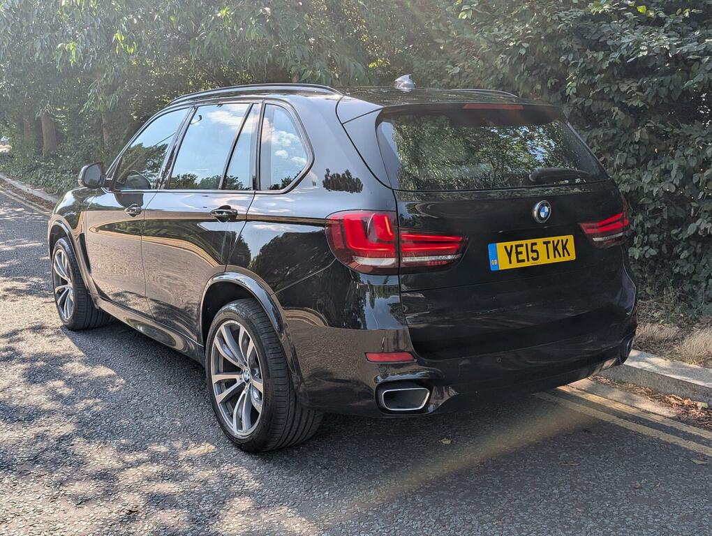 BMW X5 3.0 40D M Sport Xdrive Euro 6 Ss YE15TKK Black #6