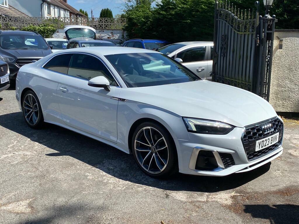 Audi A5 2.0 Tfsi 35 S Line S Tronic Euro 6 S S YD23BVK White #4